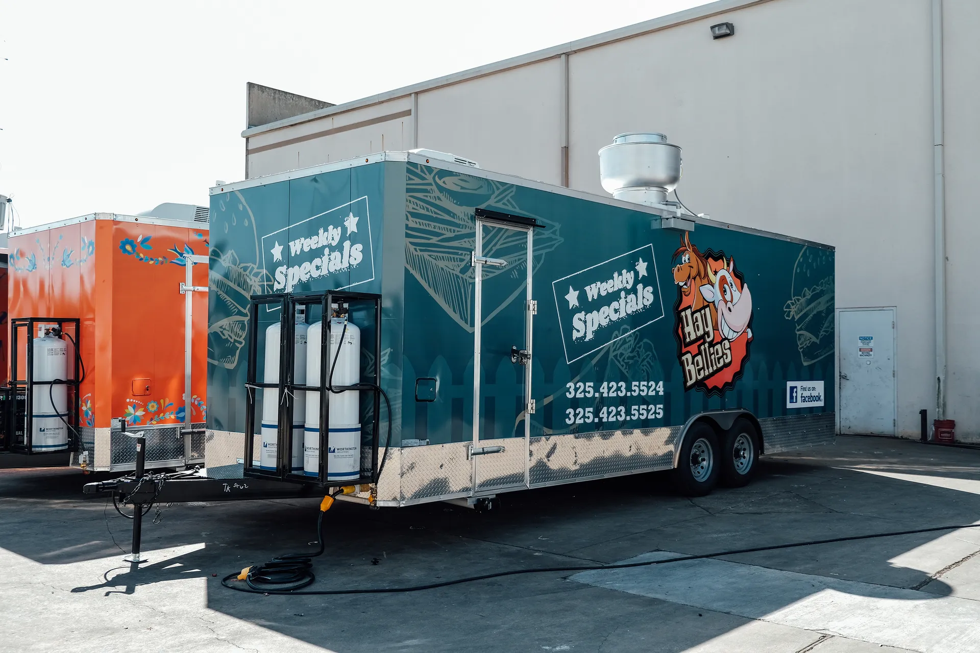 Custom concession trailer by Trailer King Builders