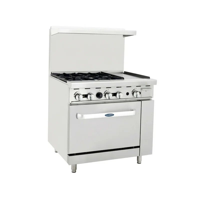 36" Gas Range - Commercial Kitchen Equipment for Food Trucks