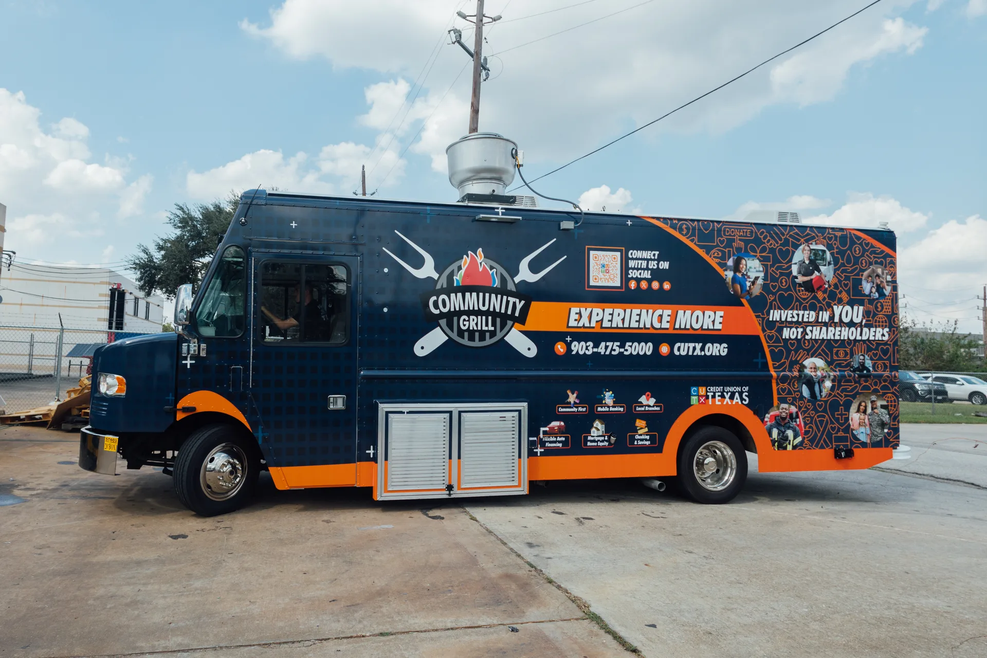 Food truck kitchen interior built by Trailer King Builders