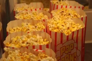 Pop corn sold in food trucks