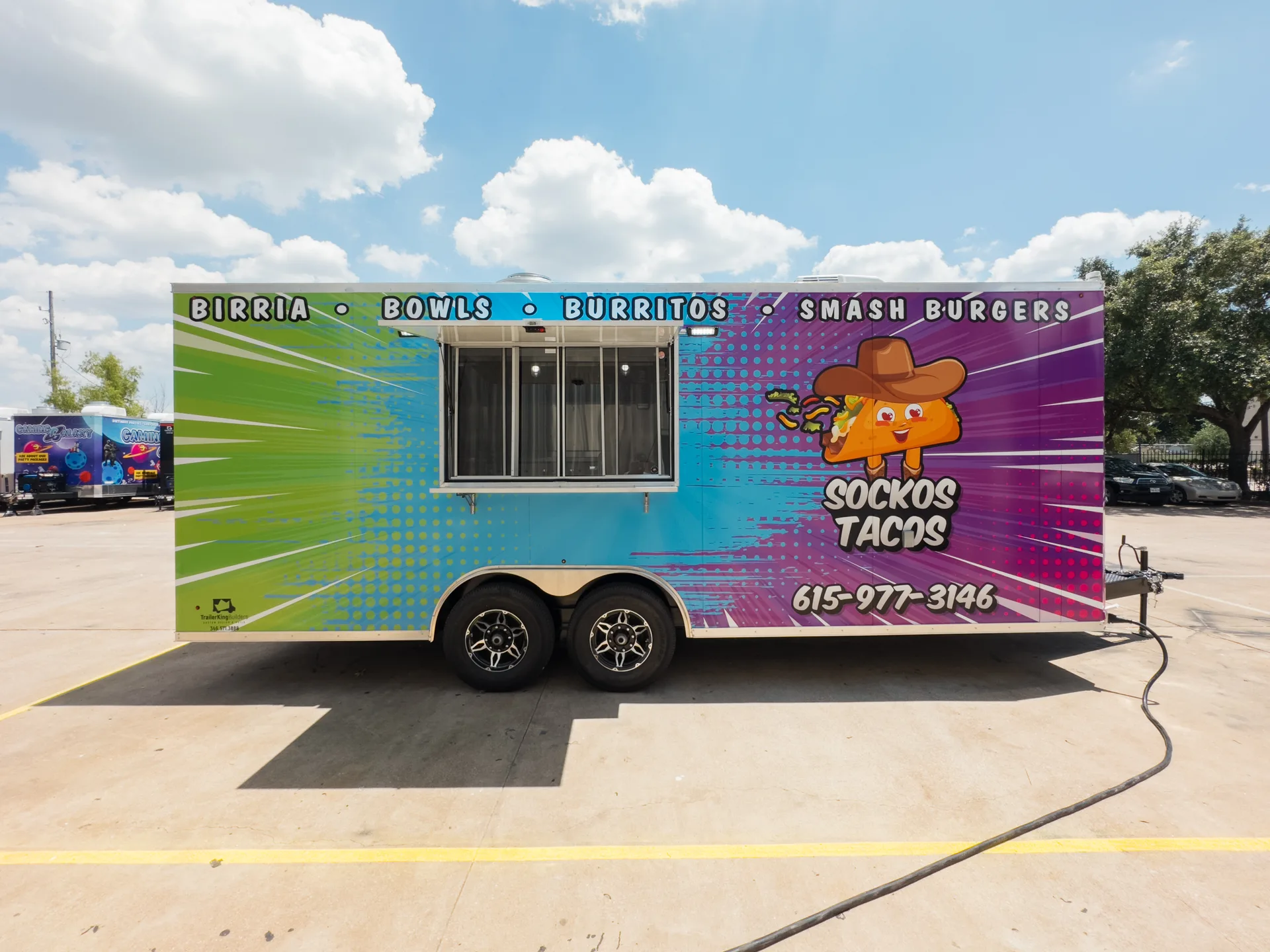 Snow Cone Trailer — Close Up