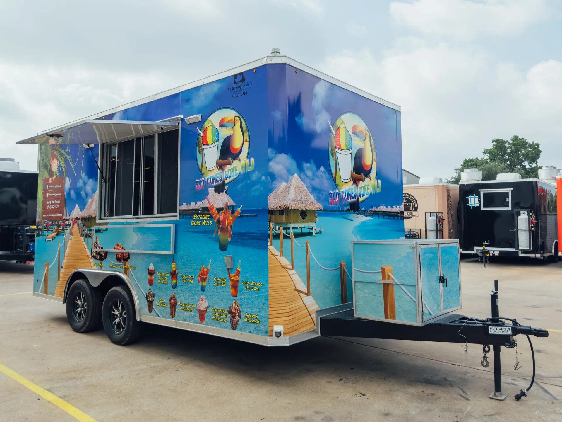 Snow Cone Trailer — Front